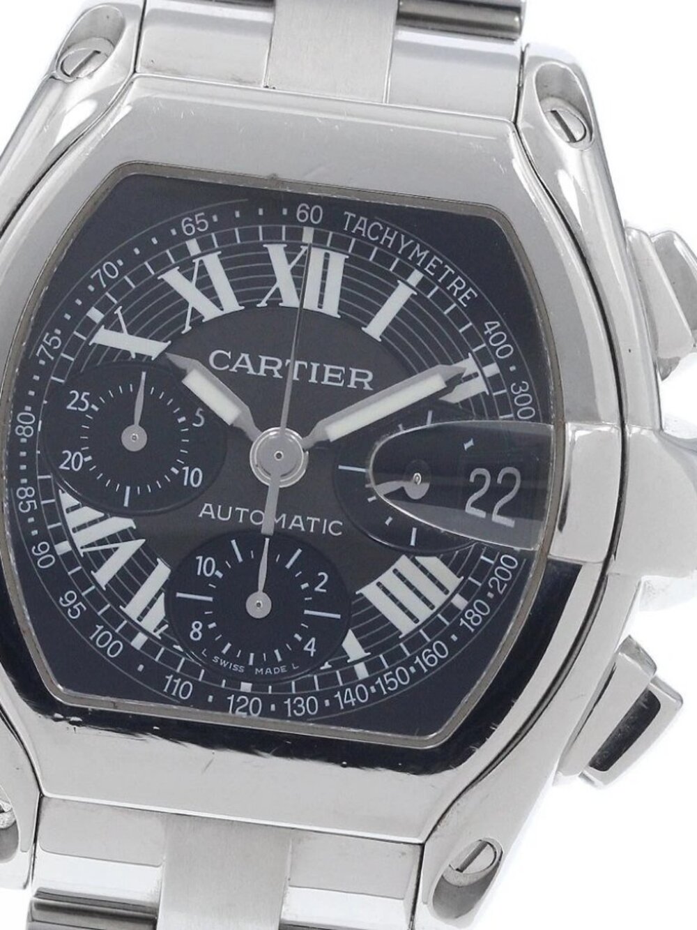 CARTIER Roadster XL W62007X6 Date Chronograph Automatic Men's Watch_953672